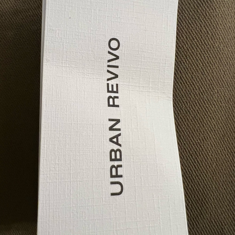 Urban Revivo olive skirt
